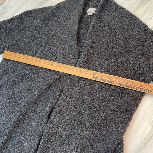 A New Day Cozy Long Black/Gray Cardigan Women’s Size M/L - Picture 4 of 9